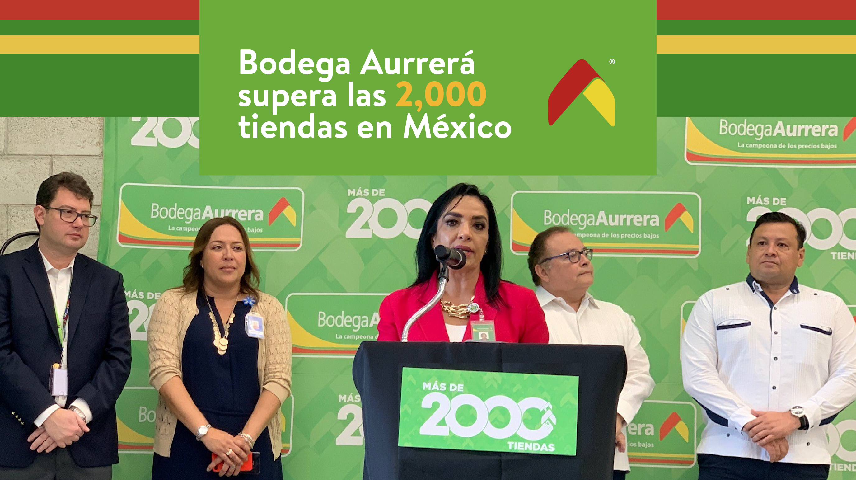 Bodega Aurrera supera las 2,000 tiendas