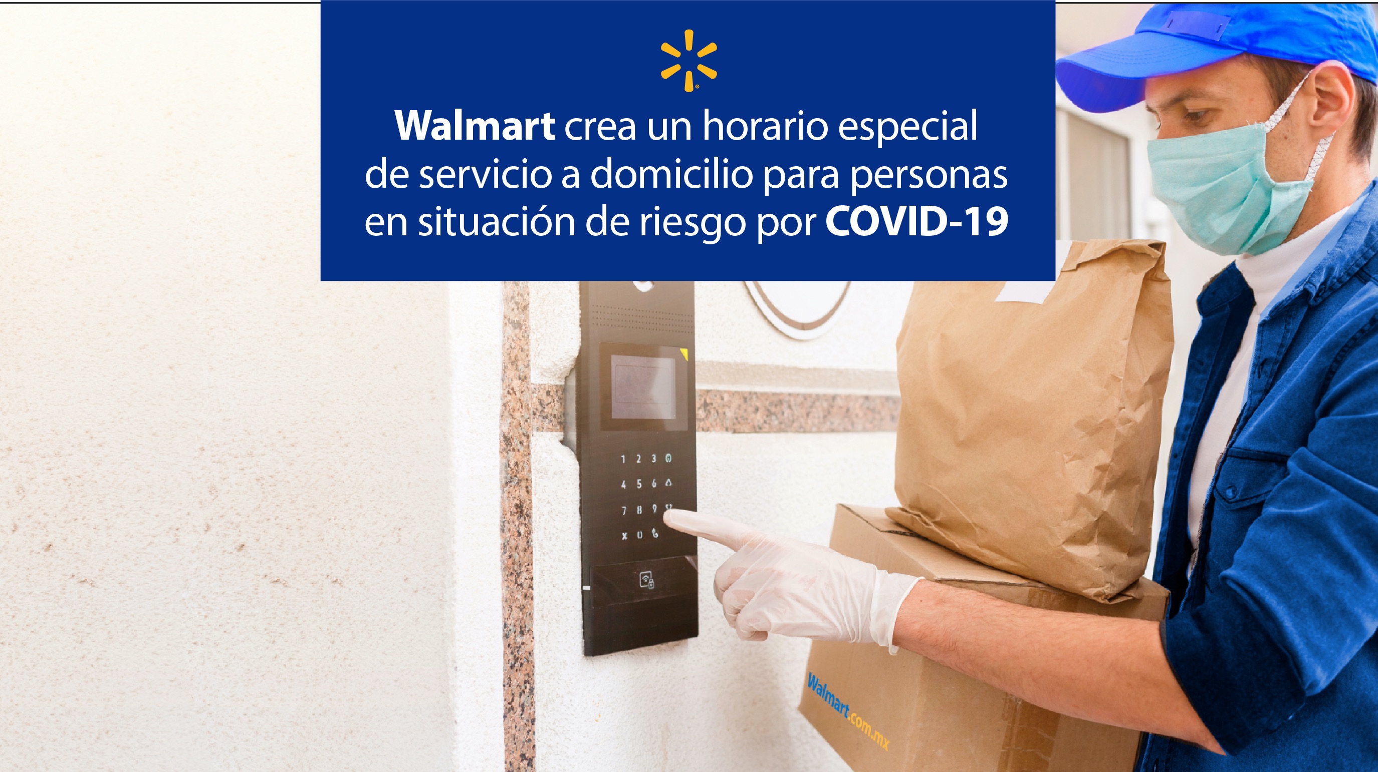 Walmart crea un horario especial de servicio a domicilio para personas en situación de riesgo por COVID-19
