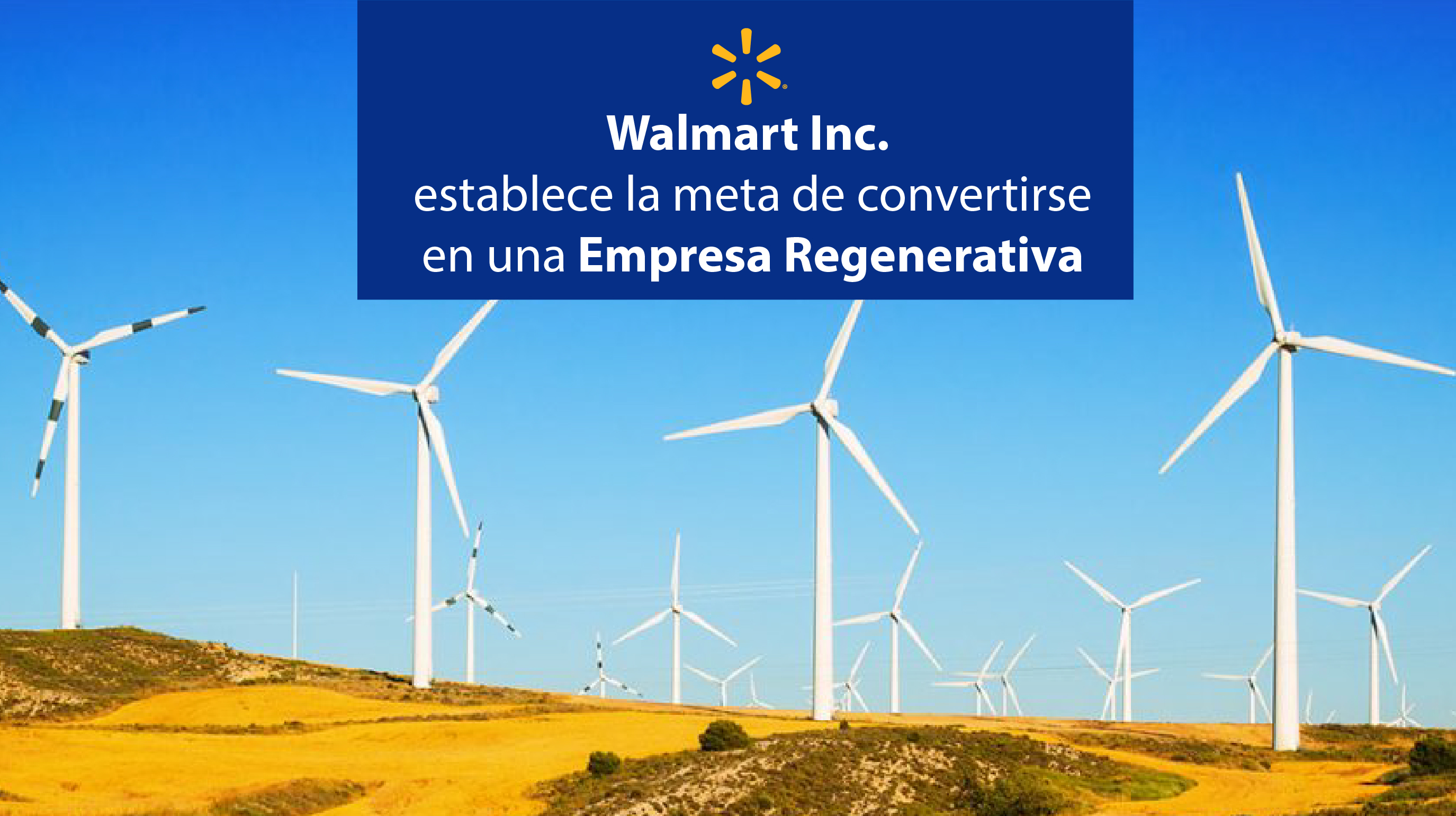 Walmart Inc. establece la meta de convertirse en una empresa regenerativa
